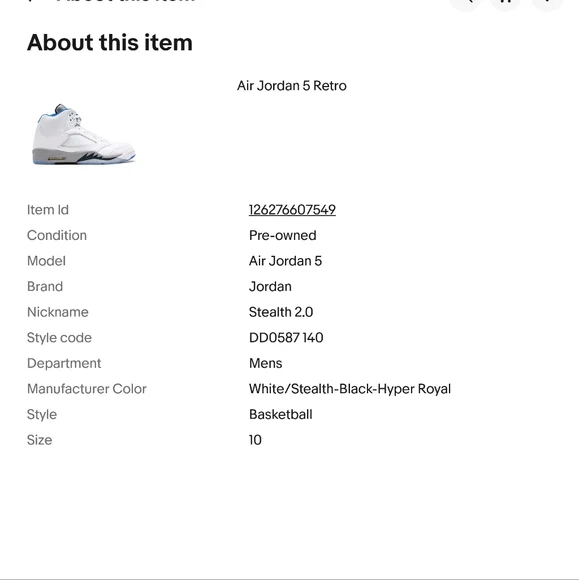 Retro 5 stealth - Picture 7 of 9